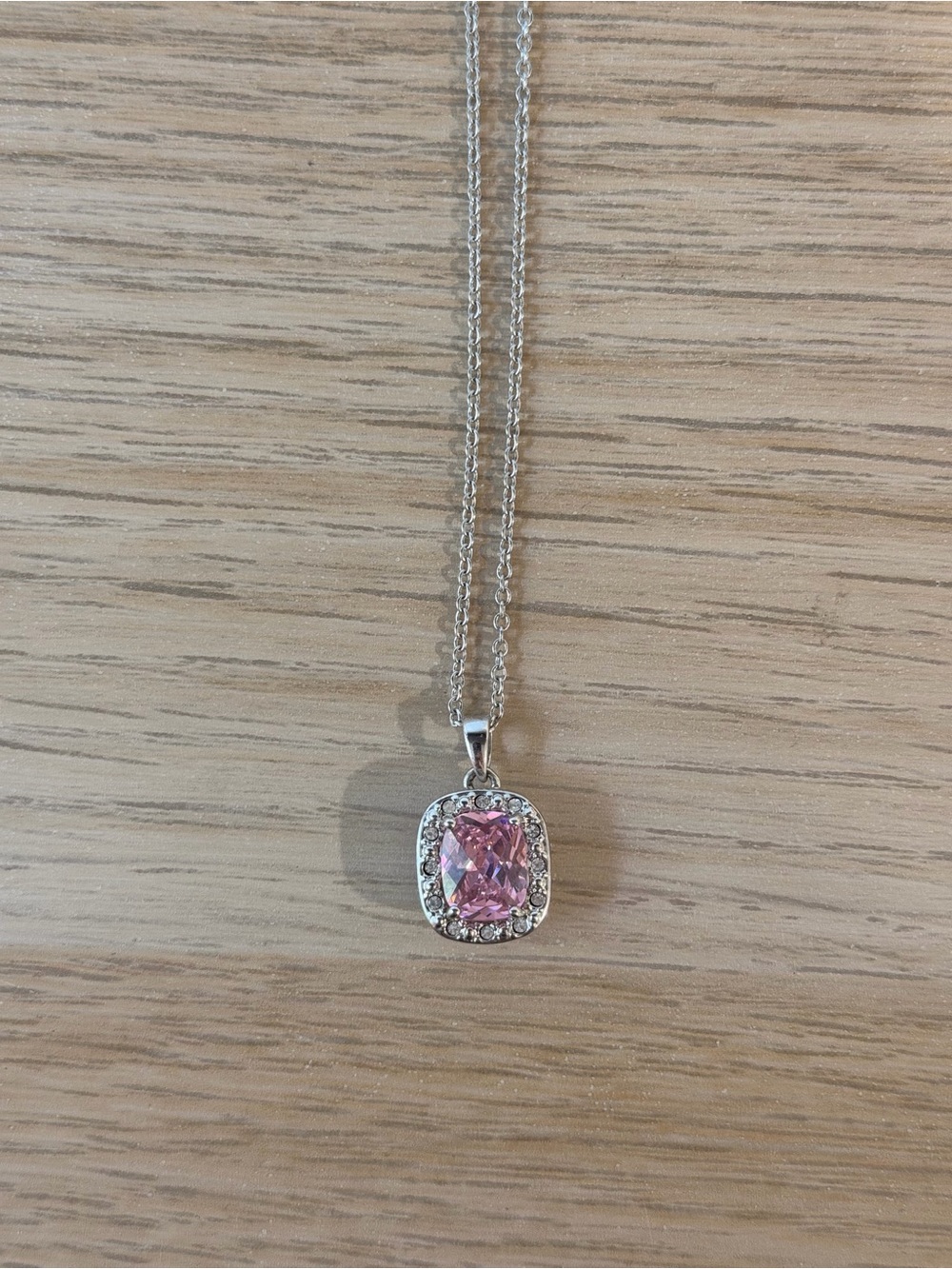 Vintage Avon Pink Ice Necklace